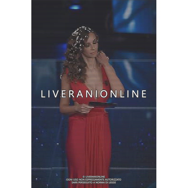 TERZA SERATA 66mo FESTIVAL DELLA CANZONE ITALIANA DI SANREMO 11 FEBBRAIO 2016 NELLA FOTO MADALINA GHENEA © Gazzaniga / AGENZIA ALDO LIVERANI SAS 