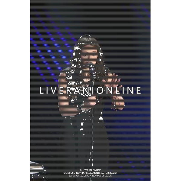 TERZA SERATA 66mo FESTIVAL DELLA CANZONE ITALIANA DI SANREMO 11 FEBBRAIO 2016 NELLA FOTO FRANCESCA MICHIELIN © Gazzaniga / AGENZIA ALDO LIVERANI SAS 