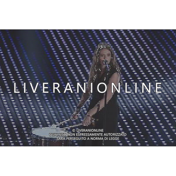 TERZA SERATA 66mo FESTIVAL DELLA CANZONE ITALIANA DI SANREMO 11 FEBBRAIO 2016 NELLA FOTO FRANCESCA MICHIELIN © Gazzaniga / AGENZIA ALDO LIVERANI SAS 