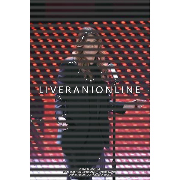 TERZA SERATA 66mo FESTIVAL DELLA CANZONE ITALIANA DI SANREMO 11 FEBBRAIO 2016 NELLA FOTO IRENE FORNACIARI © Gazzaniga / AGENZIA ALDO LIVERANI SAS 