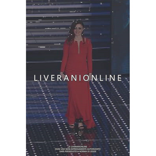 TERZA SERATA 66mo FESTIVAL DELLA CANZONE ITALIANA DI SANREMO 11 FEBBRAIO 2016 NELLA FOTO ANNALISA © Gazzaniga / AGENZIA ALDO LIVERANI SAS 