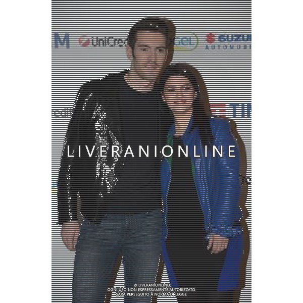 festival di Sanremo 2016 photocall DeboraIuvato Giovanni Caccamo nella foto:Debora Iuvato,Giovanni Caccamo Photocall 66mo Festival della canzone italiana SanRemo 12 febbraio 2016 NELLA FOTO Giovanni Caccamo e Deborah Iurato Â© Gazzaniga / AGENZIA ALDO LIVERANI SAS