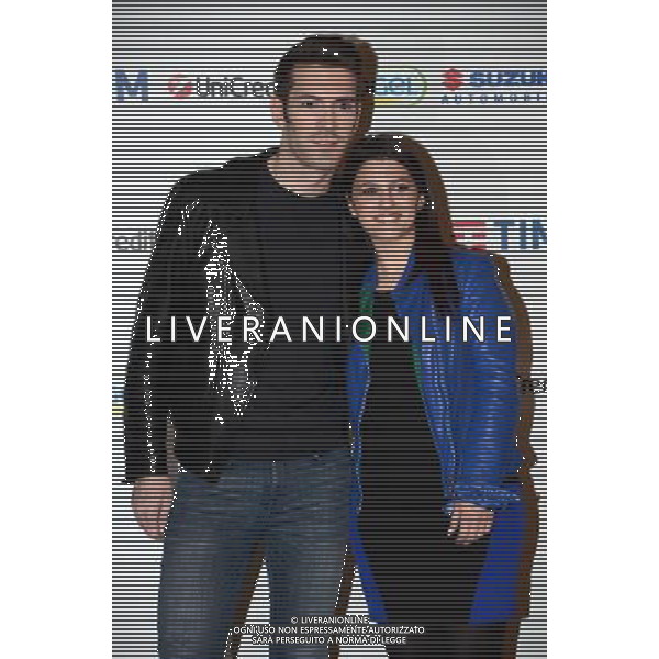 festival di Sanremo 2016 photocall DeboraIuvato Giovanni Caccamo nella foto:Debora Iuvato,Giovanni Caccamo Photocall 66mo Festival della canzone italiana SanRemo 12 febbraio 2016 NELLA FOTO Giovanni Caccamo e Deborah Iurato Â© Gazzaniga / AGENZIA ALDO LIVERANI SAS