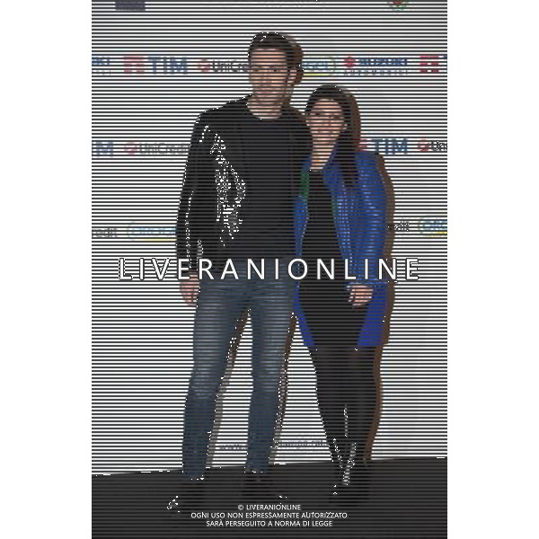 festival di Sanremo 2016 photocall DeboraIuvato Giovanni Caccamo nella foto:Debora Iuvato,Giovanni Caccamo Photocall 66mo Festival della canzone italiana SanRemo 12 febbraio 2016 NELLA FOTO Giovanni Caccamo e Deborah Iurato Â© Gazzaniga / AGENZIA ALDO LIVERANI SAS