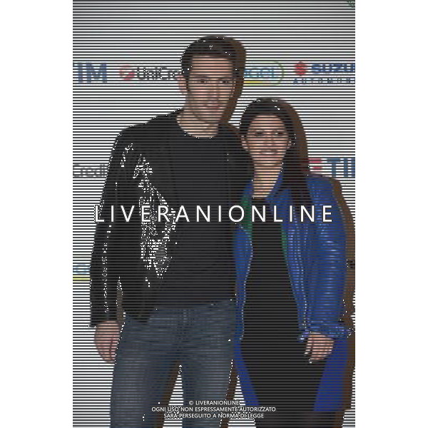 festival di Sanremo 2016 photocall DeboraIuvato Giovanni Caccamo nella foto:Debora Iuvato,Giovanni Caccamo Photocall 66mo Festival della canzone italiana SanRemo 12 febbraio 2016 NELLA FOTO Giovanni Caccamo e Deborah Iurato Â© Gazzaniga / AGENZIA ALDO LIVERANI SAS
