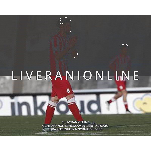 F.C. FORLí vs F.C.D. ALTOVICENTINO, Campionato di Calcio Serie D, Girone D, 26» giornata, 10/02/2016, nella foto: VESI MARCO CON LE MANI CONGIUNTE, ph.CLAUDIO ZAMAGNI/AGENZIA ALDO LIVERANI S.A.S.