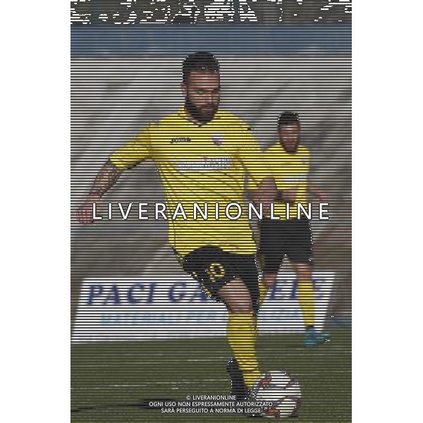 F.C. FORLí vs F.C.D. ALTOVICENTINO, Campionato di Calcio Serie D, Girone D, 26» giornata, 10/02/2016, nella foto: PELUSO MAURIZIO IN AZIONE, ph.CLAUDIO ZAMAGNI/AGENZIA ALDO LIVERANI S.A.S.
