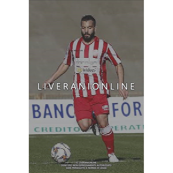 F.C. FORLí vs F.C.D. ALTOVICENTINO, Campionato di Calcio Serie D, Girone D, 26» giornata, 10/02/2016, nella foto: SPINOSA MARCO IN AZIONE, ph.CLAUDIO ZAMAGNI/AGENZIA ALDO LIVERANI S.A.S.