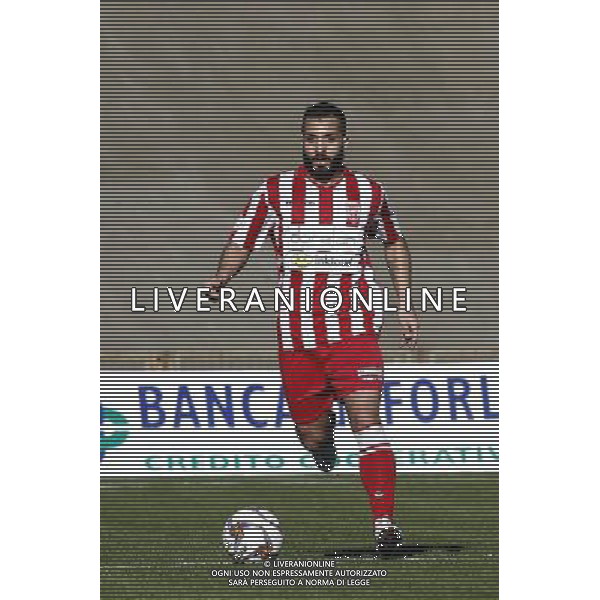 F.C. FORLí vs F.C.D. ALTOVICENTINO, Campionato di Calcio Serie D, Girone D, 26» giornata, 10/02/2016, nella foto: SPINOSA MARCO IN AZIONE, ph.CLAUDIO ZAMAGNI/AGENZIA ALDO LIVERANI S.A.S.