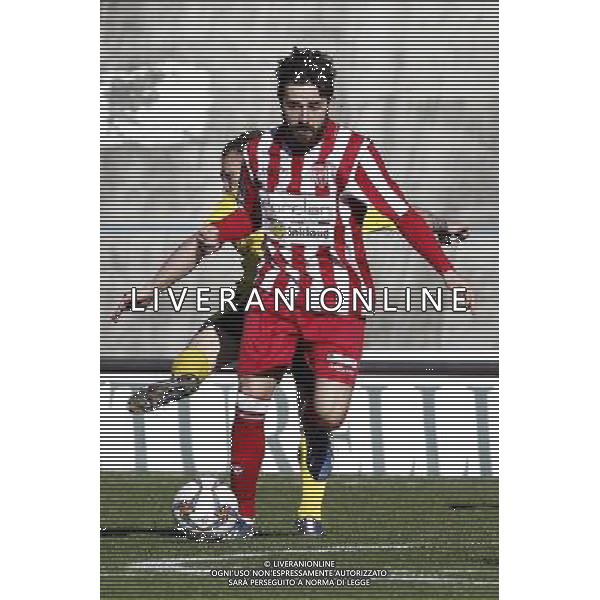 F.C. FORLí vs F.C.D. ALTOVICENTINO, Campionato di Calcio Serie D, Girone D, 26» giornata, 10/02/2016, nella foto: BERGAMASCHI IN AZIONE, ph.CLAUDIO ZAMAGNI/AGENZIA ALDO LIVERANI S.A.S.
