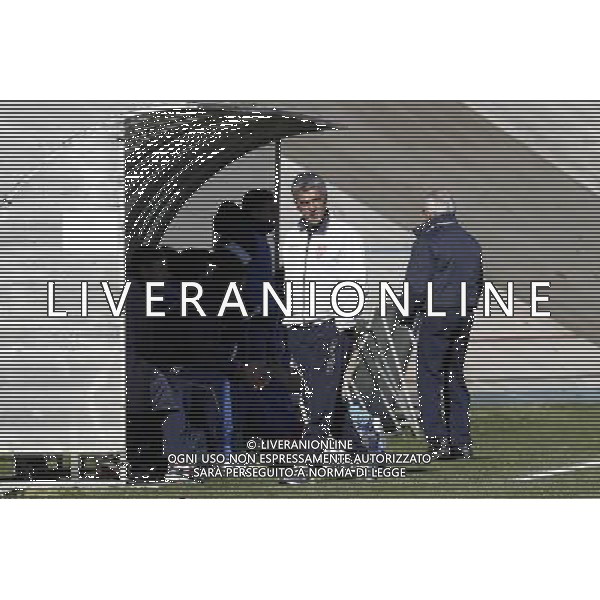 F.C. FORLí vs F.C.D. ALTOVICENTINO, Campionato di Calcio Serie D, Girone D, 26» giornata, 10/02/2016, nella foto: L\'ALLENATORE MASSIMO GADDA, PREOCCUPATO, ph.CLAUDIO ZAMAGNI/AGENZIA ALDO LIVERANI S.A.S.
