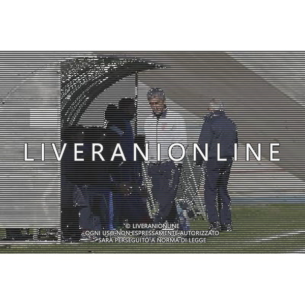 F.C. FORLí vs F.C.D. ALTOVICENTINO, Campionato di Calcio Serie D, Girone D, 26» giornata, 10/02/2016, nella foto: L\'ALLENATORE MASSIMO GADDA, PREOCCUPATO, ph.CLAUDIO ZAMAGNI/AGENZIA ALDO LIVERANI S.A.S.