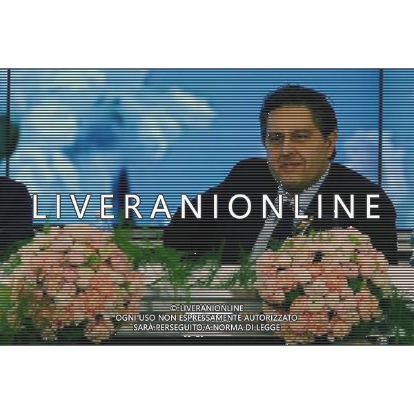 Conferenza stampa 66mo Festival della canzone italiana SanRemo 12 febbraio 2016 nella foto Giovanni Toti presidente della Regione Liguria ©Gazzaniga / AGENZIA ALDO LIVERANI SAS 