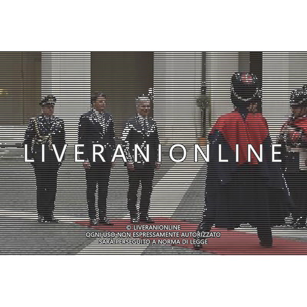Roma - 12.02.2016 - Palazzo Chigi - Il Presidente del Consiglio dei Ministri Matteo Renzi incontra il cancelliere austriaco Werner Faymann - nella foto: Matteo Renzi e Werner Faymann / Ph. Corradetti - Ag. Aldo Liverani Sas