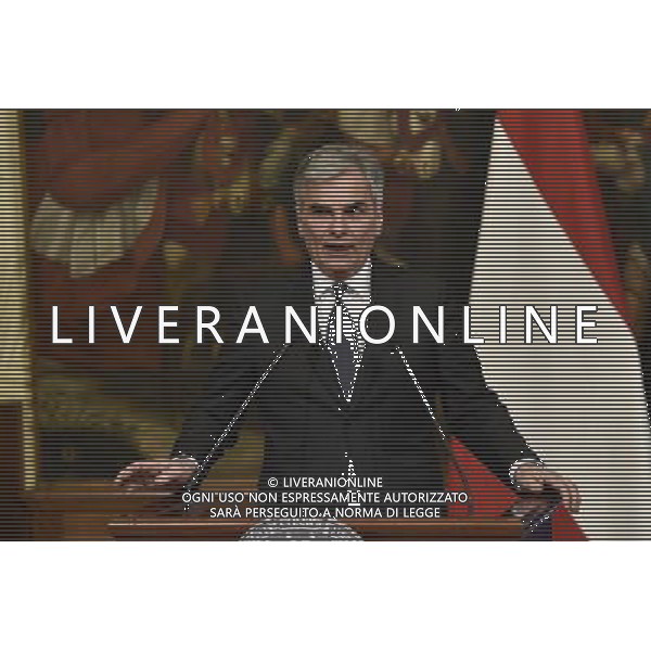 Roma - 12.02.2016 - Palazzo Chigi - Il Presidente del Consiglio dei Ministri Matteo Renzi incontra il cancelliere austriaco Werner Faymann - nella foto: Werner Faymann / Ph. Corradetti - Ag. Aldo Liverani Sas
