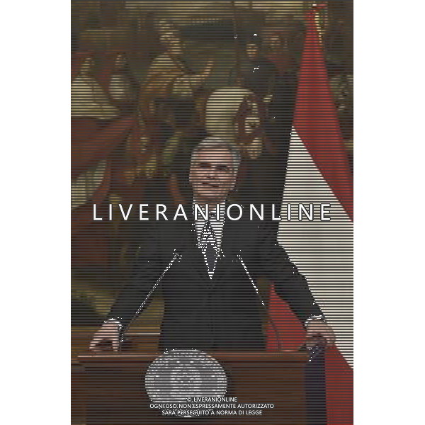 Roma - 12.02.2016 - Palazzo Chigi - Il Presidente del Consiglio dei Ministri Matteo Renzi incontra il cancelliere austriaco Werner Faymann - nella foto: Werner Faymann / Ph. Corradetti - Ag. Aldo Liverani Sas