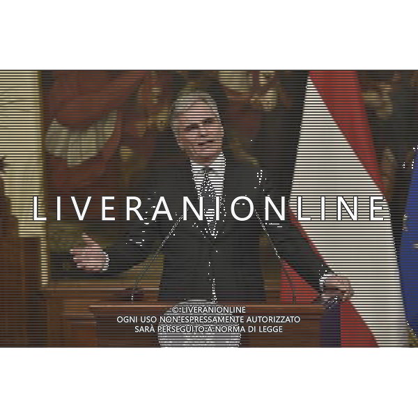 Roma - 12.02.2016 - Palazzo Chigi - Il Presidente del Consiglio dei Ministri Matteo Renzi incontra il cancelliere austriaco Werner Faymann - nella foto: Werner Faymann / Ph. Corradetti - Ag. Aldo Liverani Sas