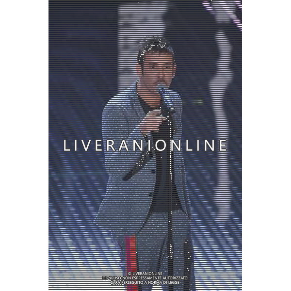 QUARTA SERATA 66mo FESTIVAL DELLA CANZONE ITALIANA DI SANREMO 12 FEBBRAIO 2016 nella foto FRANCESCO GABBANI ©Gazzaniga / AGENZIA ALDO LIVERANI SAS 