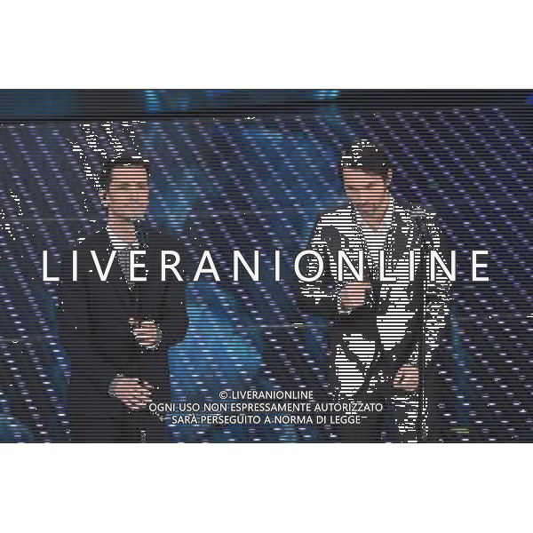 QUARTA SERATA 66mo FESTIVAL DELLA CANZONE ITALIANA DI SANREMO 12 FEBBRAIO 2016 nella foto ZERO ASSOLUTO ©Gazzaniga / AGENZIA ALDO LIVERANI SAS 