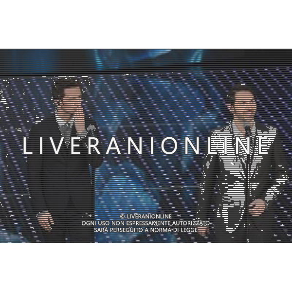 QUARTA SERATA 66mo FESTIVAL DELLA CANZONE ITALIANA DI SANREMO 12 FEBBRAIO 2016 nella foto ZERO ASSOLUTO ©Gazzaniga / AGENZIA ALDO LIVERANI SAS 