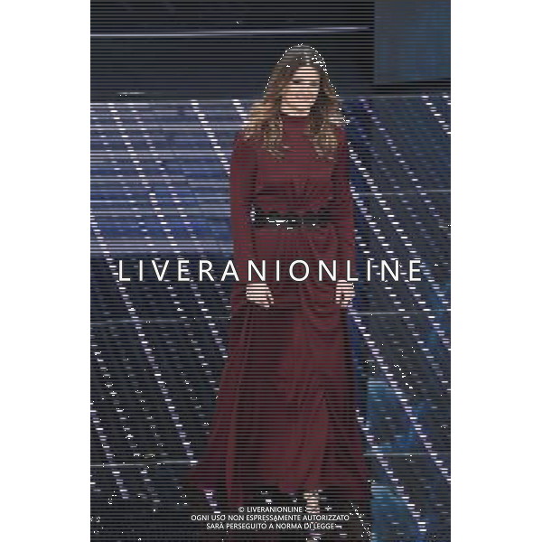 QUARTA SERATA 66mo FESTIVAL DELLA CANZONE ITALIANA DI SANREMO 12 FEBBRAIO 2016 nella foto IRENE FORNACIARI ©Gazzaniga / AGENZIA ALDO LIVERANI SAS 