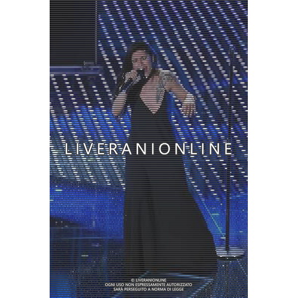 QUARTA SERATA 66mo FESTIVAL DELLA CANZONE ITALIANA DI SANREMO 12 FEBBRAIO 2016 nella foto ELISA ©Gazzaniga / AGENZIA ALDO LIVERANI SAS 