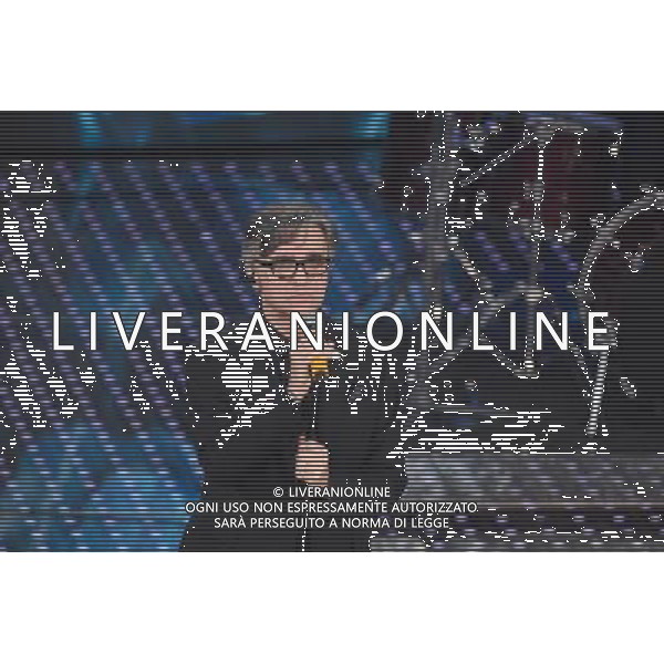 QUARTA SERATA 66mo FESTIVAL DELLA CANZONE ITALIANA DI SANREMO 12 FEBBRAIO 2016 nella foto STADIO - GAETANO CURRERI ©Gazzaniga / AGENZIA ALDO LIVERANI SAS 