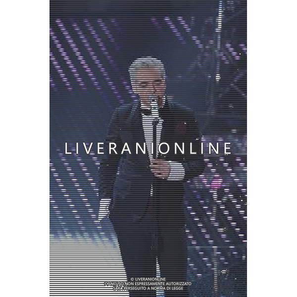 QUARTA SERATA 66mo FESTIVAL DELLA CANZONE ITALIANA DI SANREMO 12 FEBBRAIO 2016 nella foto MORGAN E I BLUVERTIGO ©Gazzaniga / AGENZIA ALDO LIVERANI SAS 