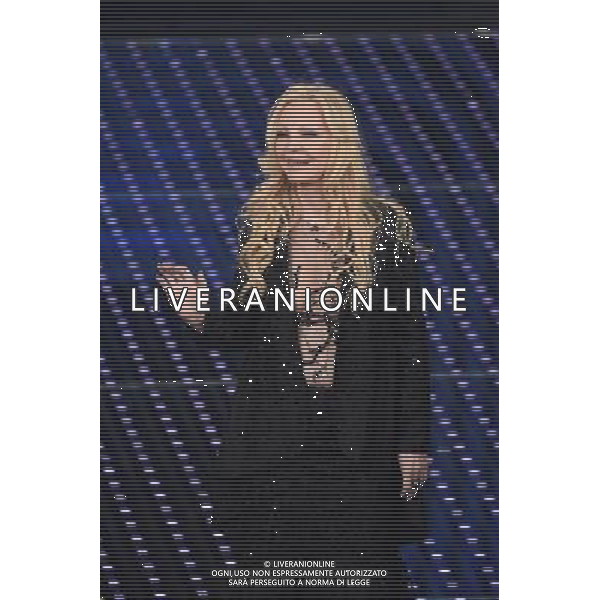 QUINTA ED ULTIMA SERATA 66mo FESTIVAL DELLA CANZONE ITALIANA DI SANREMO 13 FEBBRAIO 2016 NELLA FOTO PATTY PRAVO ©Gazzaniga / AGENZIA ALDO LIVERANI SAS 