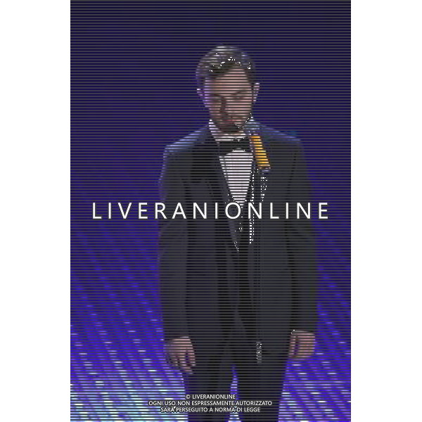 QUINTA ED ULTIMA SERATA 66mo FESTIVAL DELLA CANZONE ITALIANA DI SANREMO 13 FEBBRAIO 2016 NELLA FOTO LORENZO FRAGOLA ©Gazzaniga / AGENZIA ALDO LIVERANI SAS 