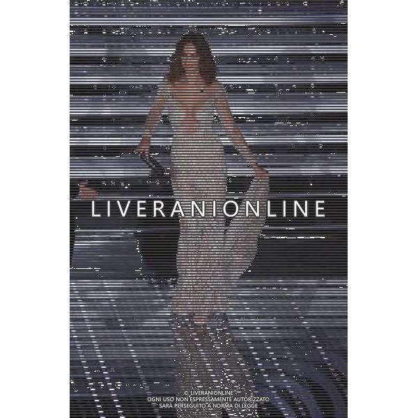 QUINTA ED ULTIMA SERATA 66mo FESTIVAL DELLA CANZONE ITALIANA DI SANREMO 13 FEBBRAIO 2016 NELLA FOTO MADALINA GHENEA ©Gazzaniga / AGENZIA ALDO LIVERANI SAS 