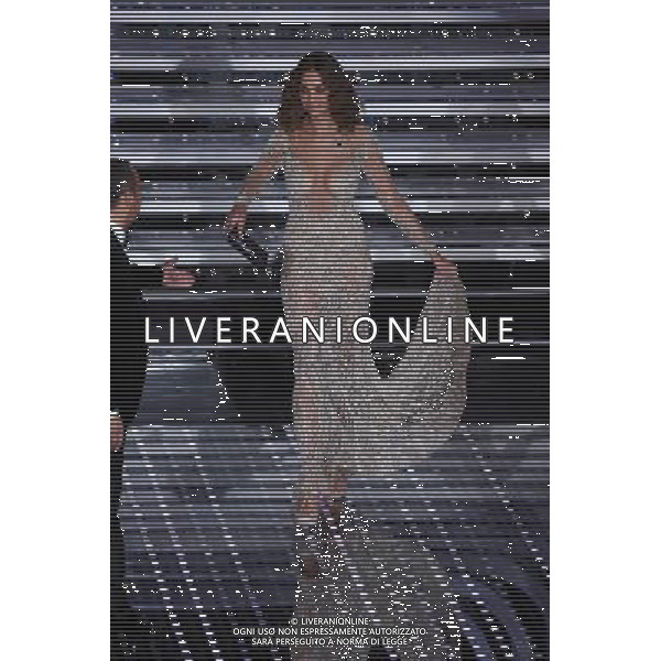 QUINTA ED ULTIMA SERATA 66mo FESTIVAL DELLA CANZONE ITALIANA DI SANREMO 13 FEBBRAIO 2016 NELLA FOTO MADALINA GHENEA ©Gazzaniga / AGENZIA ALDO LIVERANI SAS 