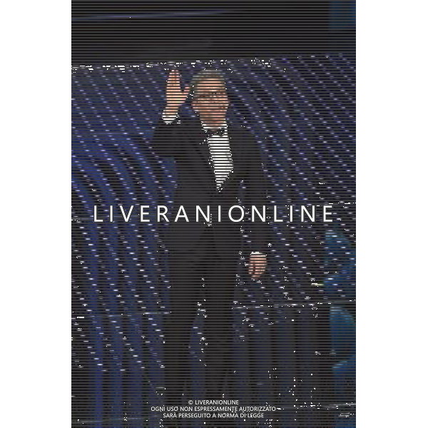 QUINTA ED ULTIMA SERATA 66mo FESTIVAL DELLA CANZONE ITALIANA DI SANREMO 13 FEBBRAIO 2016 NELLA FOTO BEPPE FIORELLO ©Gazzaniga / AGENZIA ALDO LIVERANI SAS 