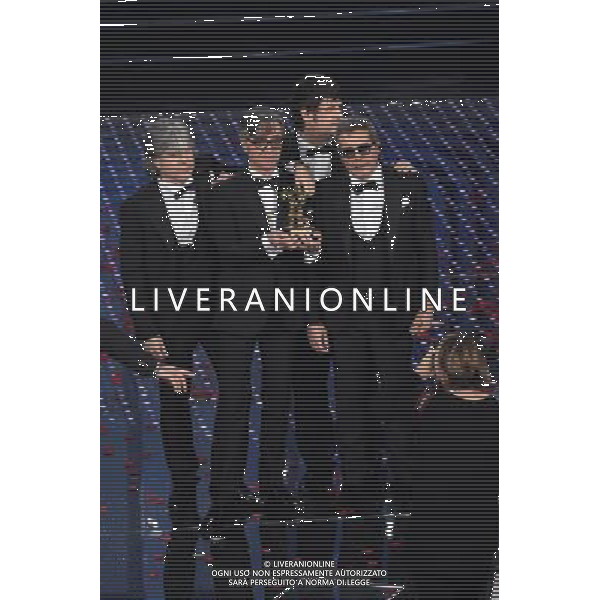 QUINTA ED ULTIMA SERATA 66mo FESTIVAL DELLA CANZONE ITALIANA DI SANREMO 13 FEBBRAIO 2016 NELLA FOTO GAETANO CURRERI - STADIO VINCITORI ©Gazzaniga / AGENZIA ALDO LIVERANI SAS 