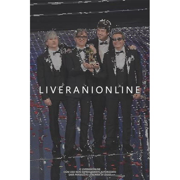 QUINTA ED ULTIMA SERATA 66mo FESTIVAL DELLA CANZONE ITALIANA DI SANREMO 13 FEBBRAIO 2016 NELLA FOTO GAETANO CURRERI - STADIO VINCITORI ©Gazzaniga / AGENZIA ALDO LIVERANI SAS 