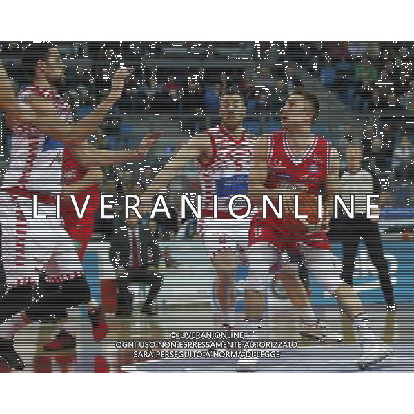 Lega Basket serie A, 5» giornata di ritorno, Consultinvest Pesaro vs Grissin Bon Reggio Emilia 14/02/2016 nella foto: DE NICOLAO E DAYE, ph.CLAUDIO ZAMAGNI/AGENZIA ALDO LIVERANI S.A.S.
