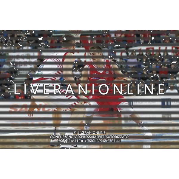 Lega Basket serie A, 5» giornata di ritorno, Consultinvest Pesaro vs Grissin Bon Reggio Emilia 14/02/2016 nella foto: DE NICOLAO E GAZZOTTI, ph.CLAUDIO ZAMAGNI/AGENZIA ALDO LIVERANI S.A.S.