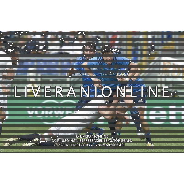 RBS 6 Nazioni Rugby 2016 2 giornata - Italia vs Inghilterra - Roma - 14.02.2016 - Stadio Olimpico - nella foto: Valerio Bernabo\' / Ph. Corradetti - Ag. Aldo Liverani sas
