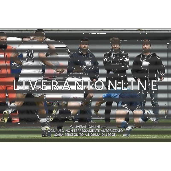 RBS 6 Nazioni Rugby 2016 2 giornata - Italia vs Inghilterra - Roma - 14.02.2016 - Stadio Olimpico - nella foto: La meta di George Ford / Ph. Corradetti - Ag. Aldo Liverani sas