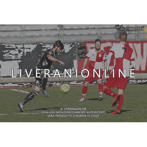 RIMINI vs ROBUR SIENA, Campionato di Calcio Lega Pro, Girone B, 22» giornata, 14/02/2016, nella foto: MINOTTI, IN AZIONE, ph.CLAUDIO ZAMAGNI/AGENZIA ALDO LIVERANI S.A.S.