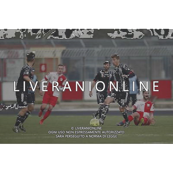 RIMINI vs ROBUR SIENA, Campionato di Calcio Lega Pro, Girone B, 22» giornata, 14/02/2016, nella foto: MINOTTI IN AZIONE, ph.CLAUDIO ZAMAGNI/AGENZIA ALDO LIVERANI S.A.S.