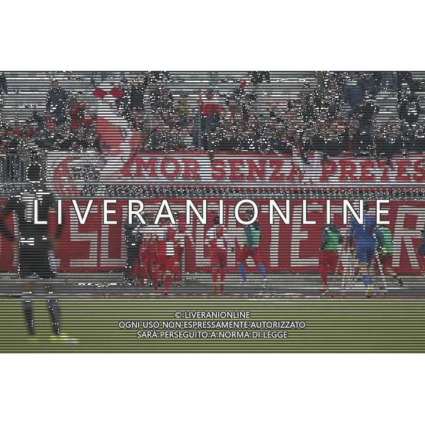 RIMINI vs ROBUR SIENA, Campionato di Calcio Lega Pro, Girone B, 22» giornata, 14/02/2016, nella foto: IL RIMINI VA A FESTEGGIARE SOTTO LA CURVA, ph.CLAUDIO ZAMAGNI/AGENZIA ALDO LIVERANI S.A.S.