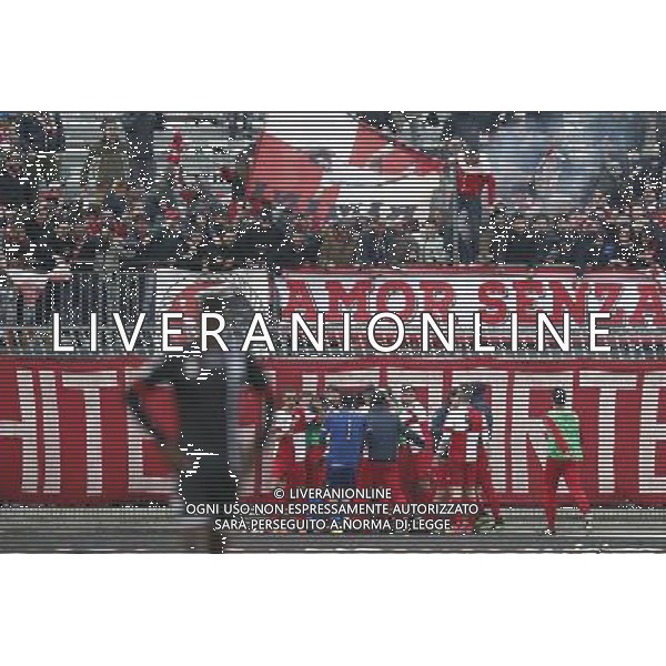 RIMINI vs ROBUR SIENA, Campionato di Calcio Lega Pro, Girone B, 22» giornata, 14/02/2016, nella foto: L\'ESULTNZA DEL RIMINI, ph.CLAUDIO ZAMAGNI/AGENZIA ALDO LIVERANI S.A.S.