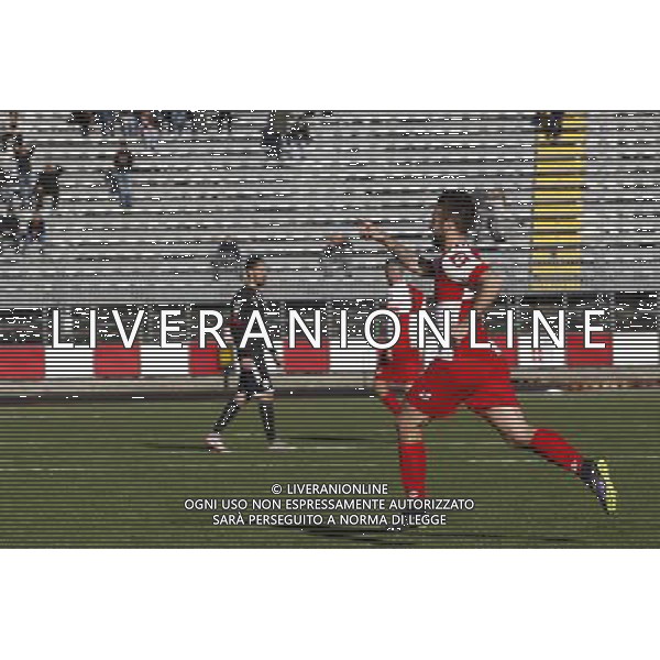 RIMINI vs ROBUR SIENA, Campionato di Calcio Lega Pro, Girone B, 22» giornata, 14/02/2016, nella foto:POLIDORI, FESTEGGIA IL GOAL, ph.CLAUDIO ZAMAGNI/AGENZIA ALDO LIVERANI S.A.S.