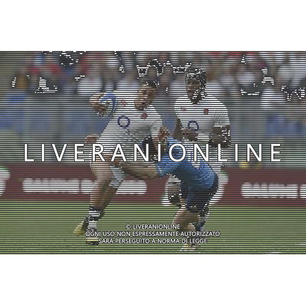 RBS 6 Nazioni Rugby 2016 2 giornata - Italia vs Inghilterra - Roma - 14.02.2016 - Stadio Olimpico - nella foto: Anthony Watson / Ph. Corradetti - Ag. Aldo Liverani sas