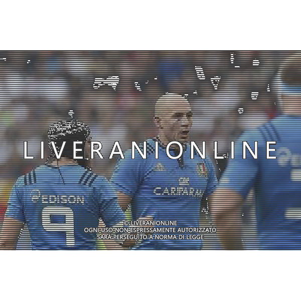 RBS 6 Nazioni Rugby 2016 2 giornata - Italia vs Inghilterra - Roma - 14.02.2016 - Stadio Olimpico - nella foto: Sergio Parisse / Ph. Corradetti - Ag. Aldo Liverani sas