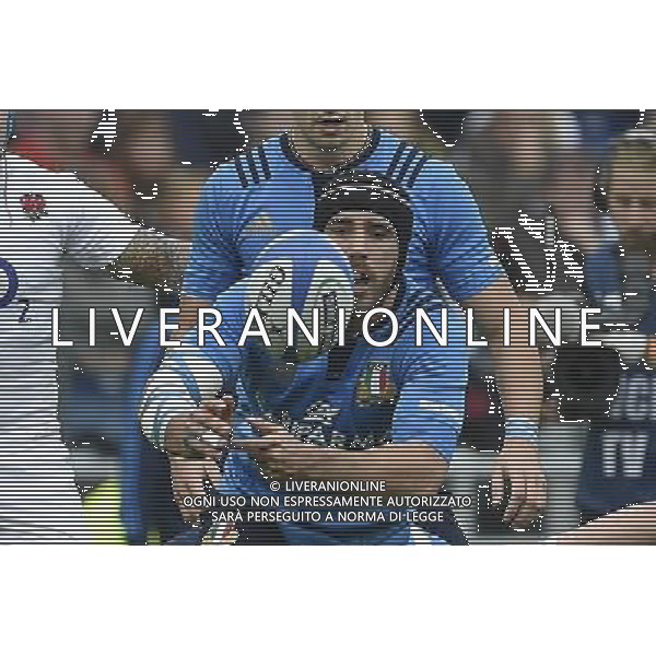 RBS 6 Nazioni Rugby 2016 2 giornata - Italia vs Inghilterra - Roma - 14.02.2016 - Stadio Olimpico - nella foto: Edoardo Gori / Ph. Corradetti - Ag. Aldo Liverani sas