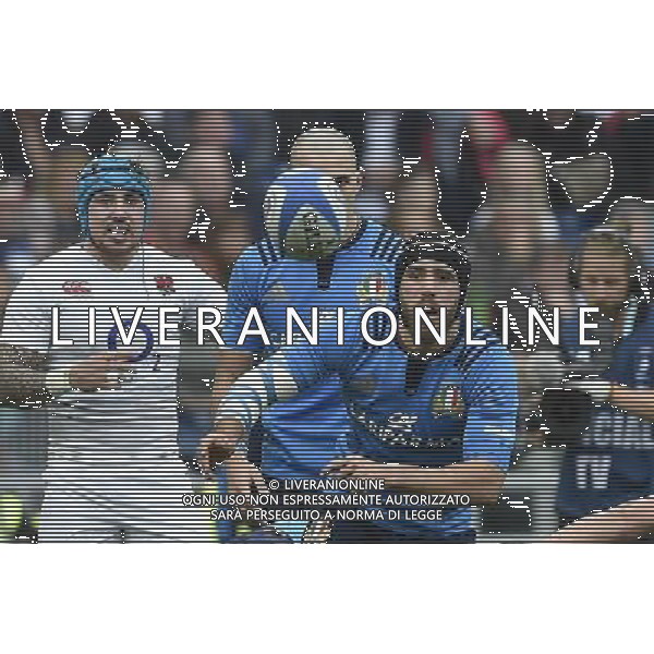 RBS 6 Nazioni Rugby 2016 2 giornata - Italia vs Inghilterra - Roma - 14.02.2016 - Stadio Olimpico - nella foto: Edoardo Gori / Ph. Corradetti - Ag. Aldo Liverani sas