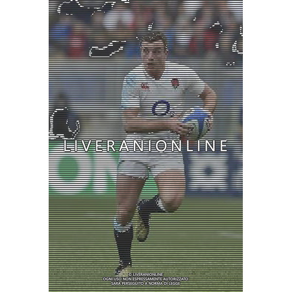 RBS 6 Nazioni Rugby 2016 2 giornata - Italia vs Inghilterra - Roma - 14.02.2016 - Stadio Olimpico - nella foto: George Ford / Ph. Corradetti - Ag. Aldo Liverani sas