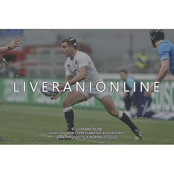 RBS 6 Nazioni Rugby 2016 2 giornata - Italia vs Inghilterra - Roma - 14.02.2016 - Stadio Olimpico - nella foto: George Ford / Ph. Corradetti - Ag. Aldo Liverani sas